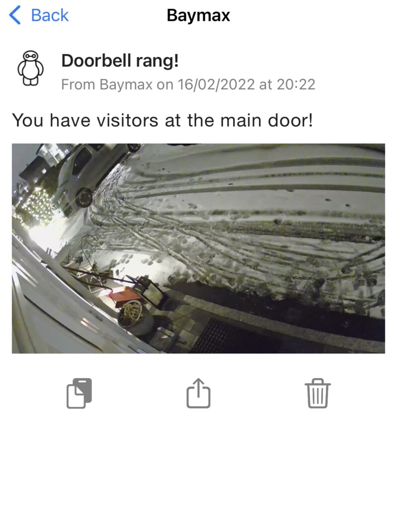 Home Assistant doorbell camera Suverent